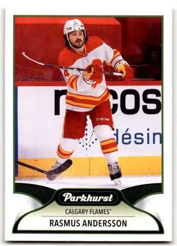 Rasmus Andersson hockey card from 2021-22 Upper Deck Parkhurst Flames collection