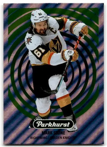 Original gloss hockey card featuring Mark Stone from 2021-22 Upper Deck Parkhurst