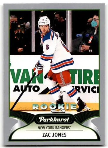 2021-22 Upper Deck Parkhurst Silver Border #313 Zac Jones NM-MT RC Rook ID:42852 - Hockey Card Single