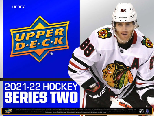 2021-22 Upper Deck Series 2 Hockey Sealed Hobby Pack - Hockey Card Box
