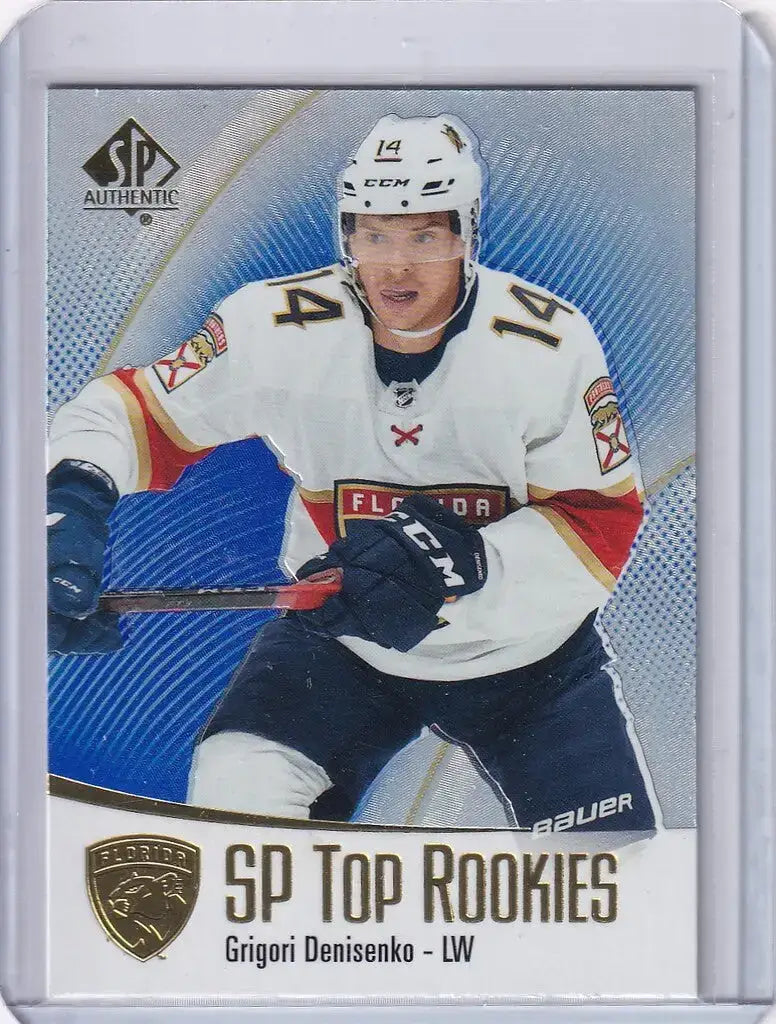 2021-22 Upper Deck SP Authentic Top Rookies Grigori Denisenko Florida Panthers