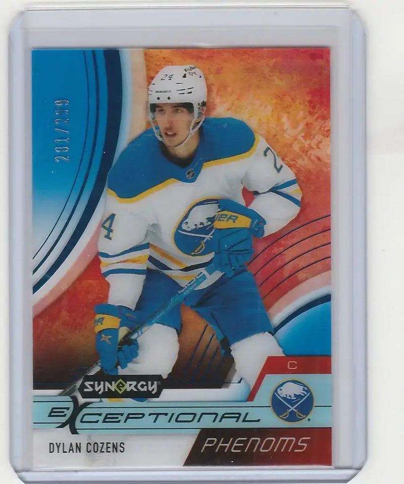 2021-22 Upper Deck Synergy Exceptional Phenoms #EPDC Dylan Cozens Sabres 281/299