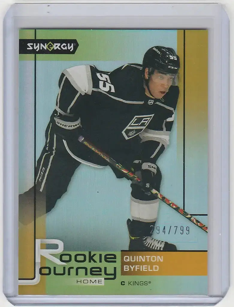 2021-22 Upper Deck Synergy Rookie Journey #RJ2 Quinton Byfield Kings 294/799