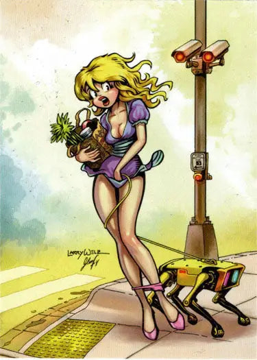 Anime-style blonde woman in purple outfit with plant pot on 2021 5finity Cherry Promo Card