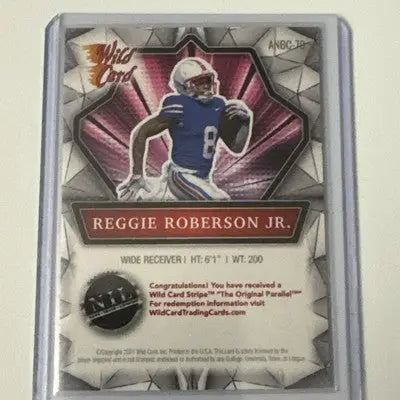 2021 Alumination NIL Collegiate Edition 5 Stripe Reggie Roberson Jr