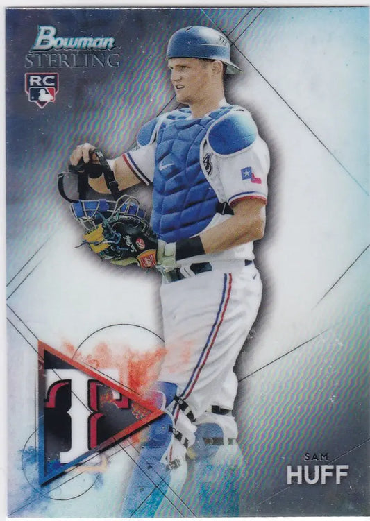 2021 Bowman #23 Sam Huff Rookie Card Texas Rangers - Baseball Card Single