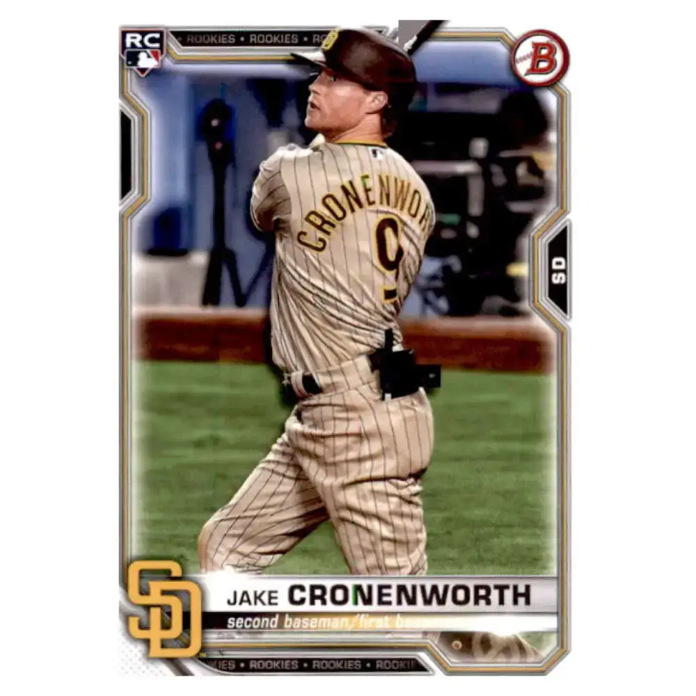 2021 Bowman #45 Jake Cronenworth NM-MT RC Rookie San Diego Padres Baseball Card - Baseball Card Single