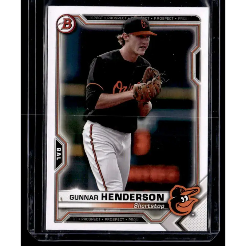 2021 Bowman #BP-49 Gunnar Henderson Prospects NM-MT - Baseball Card Single