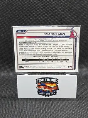 2021 Bowman Chrome Draft Sapphire Edition - Sam Bachman #BDC-196 (RC) - Baseball Card Single