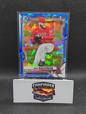 2021 Bowman Chrome Draft Sapphire Edition - Sam Bachman #BDC-196 (RC) - Baseball Card Single