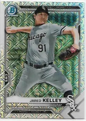 2021 Bowman Chrome Mega Box Mojo Refractor #BCP-174 Jared Kelley NM-MT White Sox - Baseball Card Box