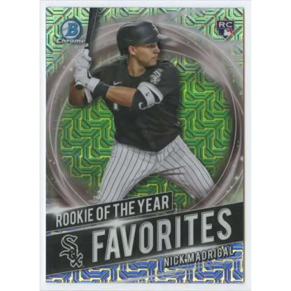 2021 Bowman Chrome Mega Box Rookie of the Year Favorites Mojo Refractor #RRY-NM Nick Madrigal NM-MT Chicago White Sox