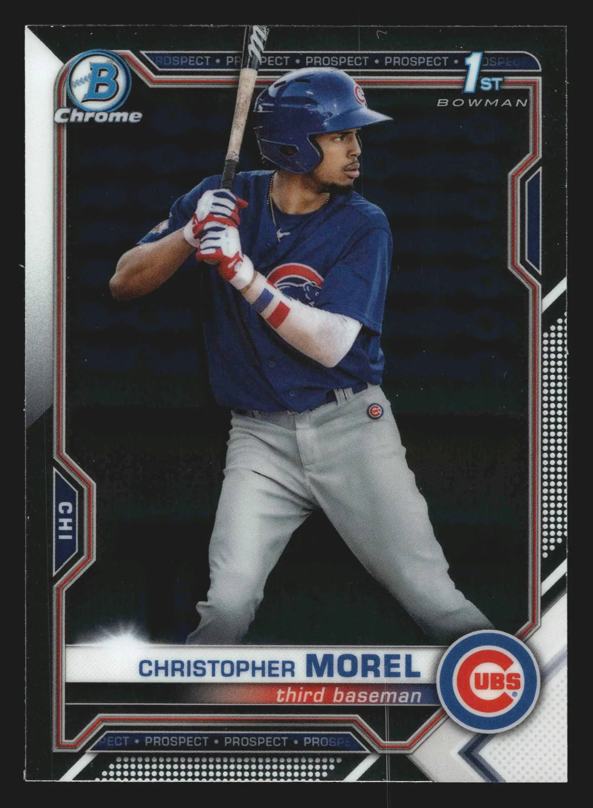 2021 Bowman Chrome Prospects #BCP-131 Christopher Morel 1st Bowman Cubs - Baseball Card Single
