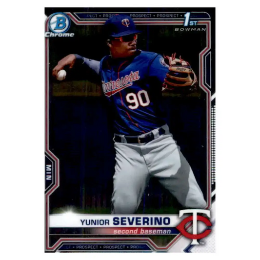 2021 Bowman Chrome Prospects #BCP-140 Yunior Severino NM-MT Minnesota Twins Baseball Card - Baseball Card Single