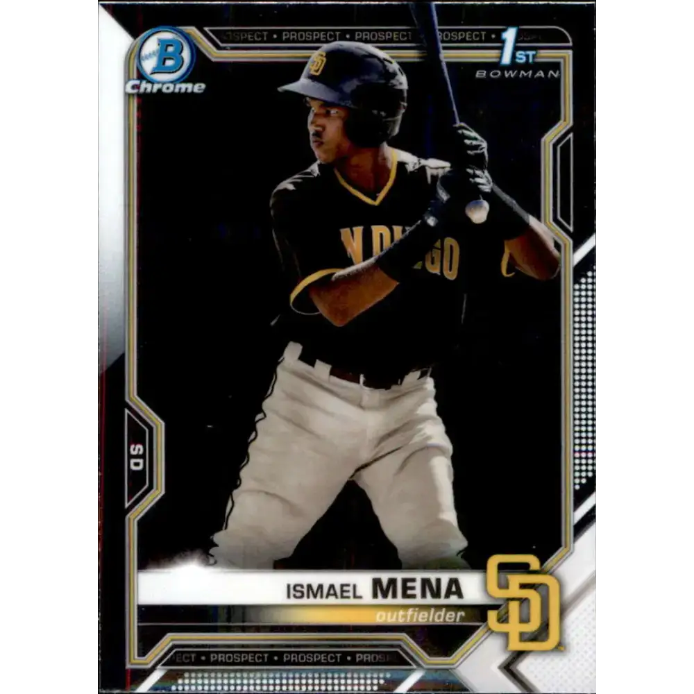 2021 Bowman Chrome Prospects #BCP-36 Ismael Mena NM-MT San Diego Padres Baseball Card - Baseball Card Single