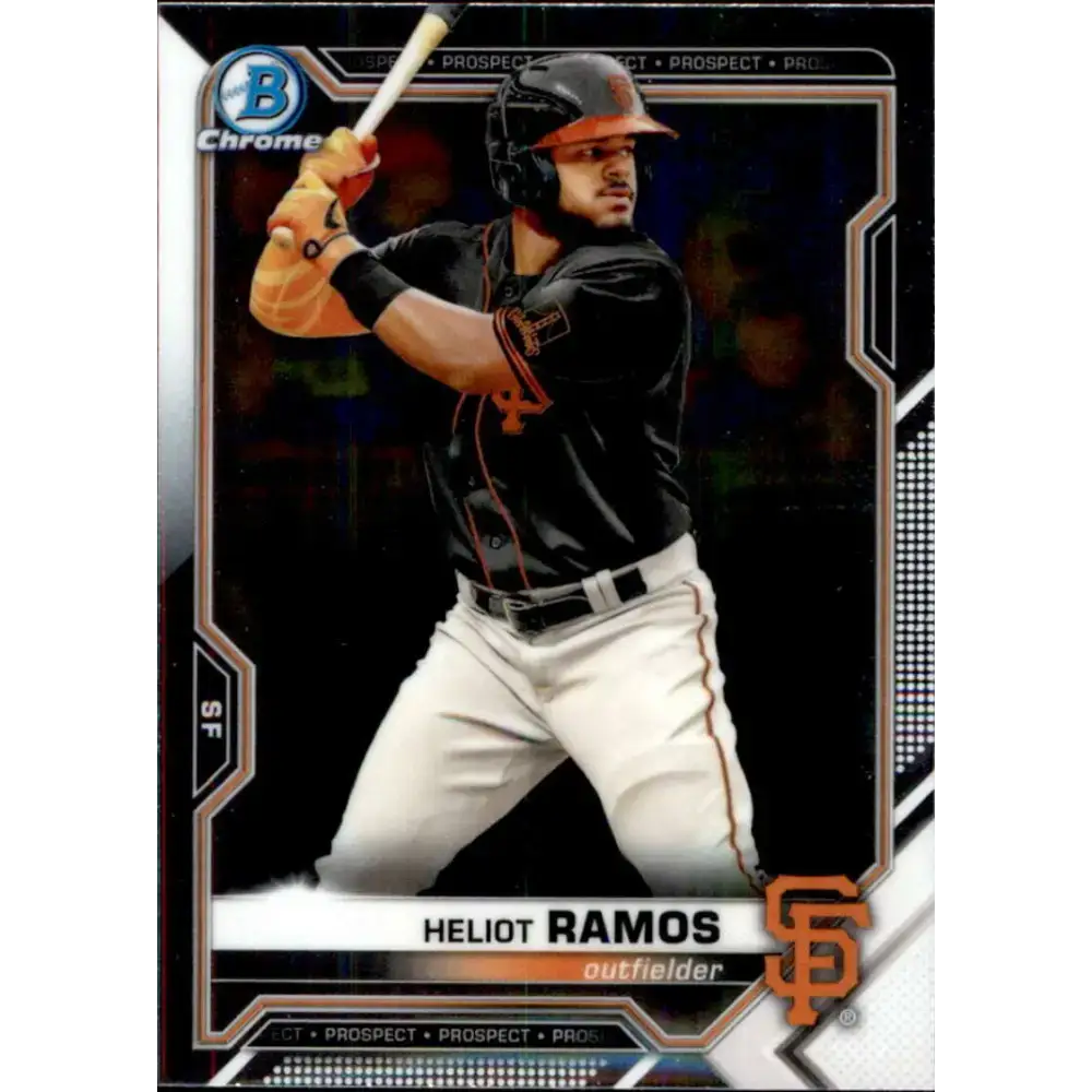 2021 Bowman Chrome Prospects #BCP-69 Heliot Ramos NM-MT San Francisco Giants Baseball Card - Baseball Card Single