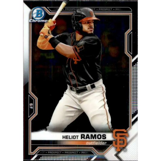 2021 Bowman Chrome Prospects #BCP-69 Heliot Ramos NM-MT San Francisco Giants Baseball Card - Baseball Card Single
