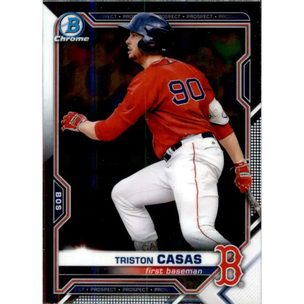 2021 Bowman Chrome Prospects #BCP-84 Triston Casas NM-MT Boston Red Sox Baseball Card - Baseball Card Single