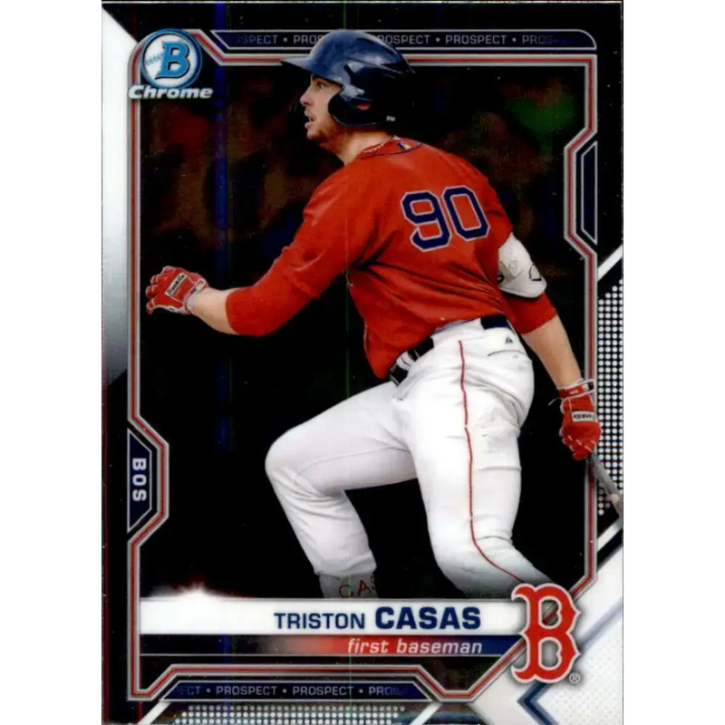 2021 Bowman Chrome Prospects #BCP-84 Triston Casas NM-MT Boston Red Sox Baseball Card - Baseball Card Single