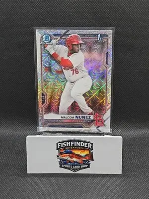 2021 Bowman Chrome - Prospects Malcom Nunez #BCP-226 Mojo Refractor (RC)