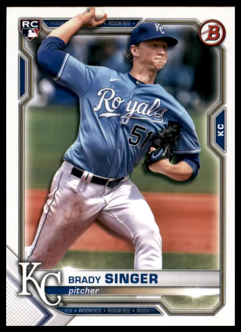 2021 Bowman Complete Your Set You Choose Pick Baseball MLB Sports Card Near Mint - 29 Brady Singer RC