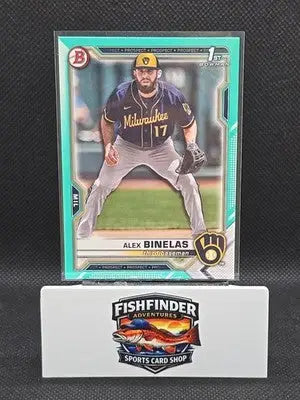 2021 Bowman Draft - Alex Binelas #BD-79 Aqua /199 (RC) - Baseball Card Single