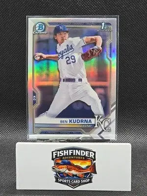 2021 Bowman Draft - Chrome Ben Kudrna #BDC-73 Refractor (RC) - Baseball Card Single