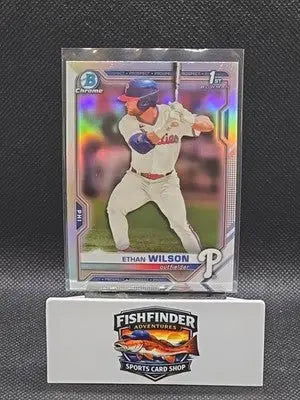 2021 Bowman Draft - Chrome Ethan Wilson #BDC-140 Refractor (RC) - Baseball Card Single