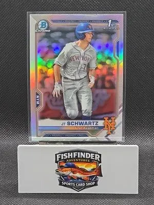 2021 Bowman Draft - Chrome JT Schwartz #BDC-61 Refractor (RC) - Baseball Card Single