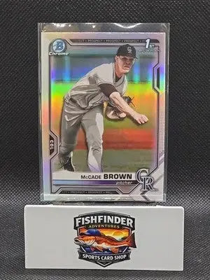 2021 Bowman Draft - Chrome McCade Brown #BDC-59 Refractor (RC) - Baseball Card Single