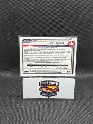 2021 Bowman Draft - Chrome Noah Miller #BDC-109 Refractor (RC) - Baseball Card Single