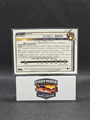 2021 Bowman Draft - Chrome Russell Smith #BDC-113 Refractor (RC) - Baseball Card Single