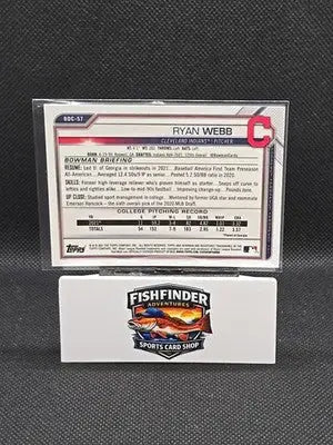 2021 Bowman Draft - Chrome Ryan Webb #BDC-57 Green Refractor /99 (RC) - Baseball Card Single