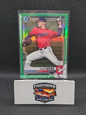 2021 Bowman Draft - Chrome Ryan Webb #BDC-57 Green Refractor /99 (RC) - Baseball Card Single