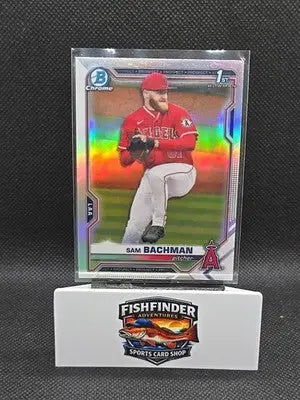 2021 Bowman Draft - Chrome Sam Bachman #BDC-196 Refractor (RC) - Baseball Card Single