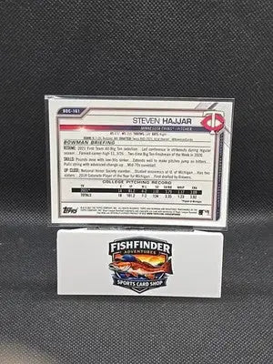 2021 Bowman Draft - Chrome Steven Hajjar #BDC-161 Sky Blue Refractor (RC) - Baseball Card Single