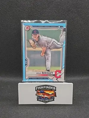 2021 Bowman Draft - Doug Nikhazy #BD-143 Sky Blue /499 (RC) - Baseball Card Single
