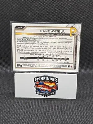 2021 Bowman Draft - Lonnie White Jr. #BD-28 Sky Blue /499 (RC) - Baseball Card Single