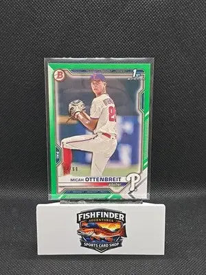 2021 Bowman Draft - Micah Ottenbreit #BD-170 Green /99 (RC) - Baseball Card Single