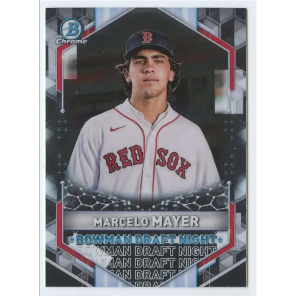2021 Bowman Draft Draft Night #BDN-6 Marcelo Mayer NM-MT Boston Red Sox Baseball Card - Baseball Card Single