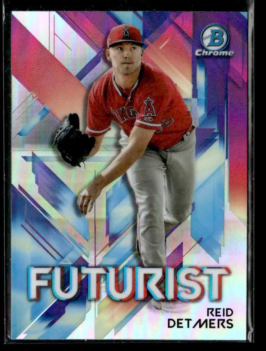 2021 Bowman #FUT-RD Reid Detmers Chrome Futurist - Baseball Card Single