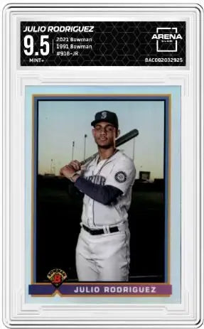 2021 Bowman Julio Rodriguez #918-JR Baseball Arena Club 9.5 - Baseball Card Single