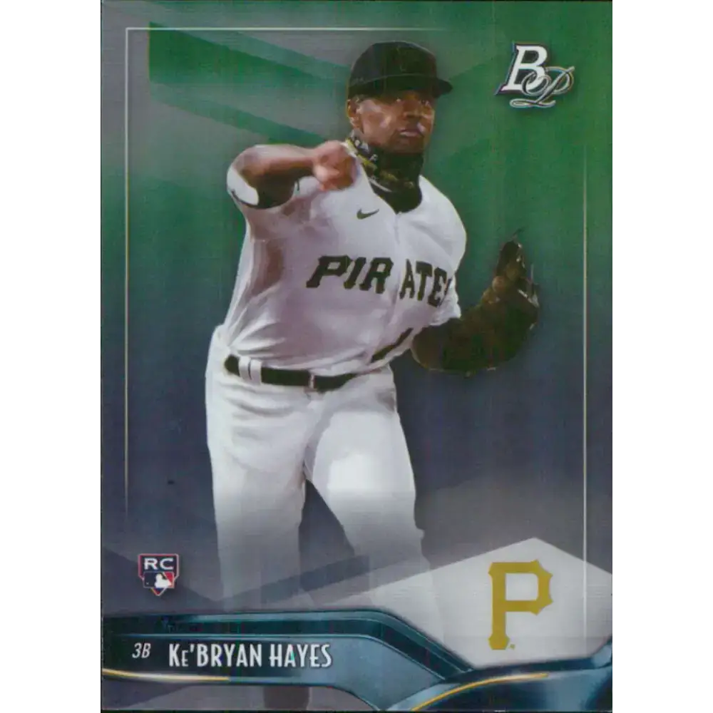 2021 Bowman Platinum #51 Ke’Bryan Hayes NM-MT RC Rookie Pittsburgh Pirates Baseball Card - Baseball Card Single
