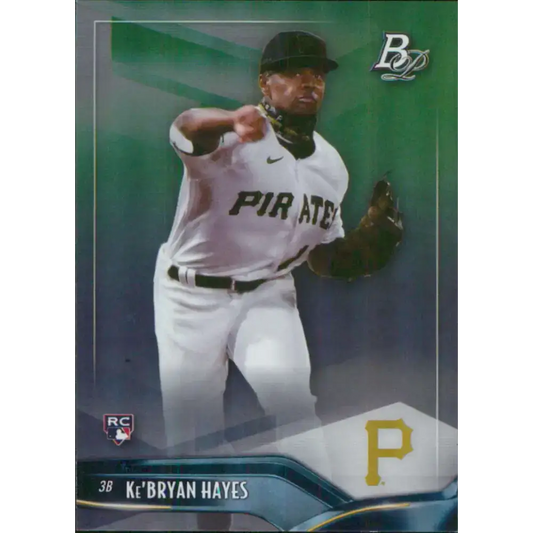 2021 Bowman Platinum #51 Ke’Bryan Hayes NM-MT RC Rookie Pittsburgh Pirates Baseball Card - Baseball Card Single