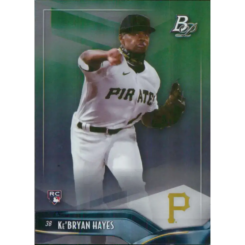 2021 Bowman Platinum #51 Ke’Bryan Hayes NM-MT RC Rookie Pittsburgh Pirates Baseball Card - Baseball Card Single
