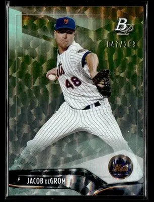 2021 Bowman Platinum #53 Jacob deGrom Foilboard #/299 - Baseball Card Single