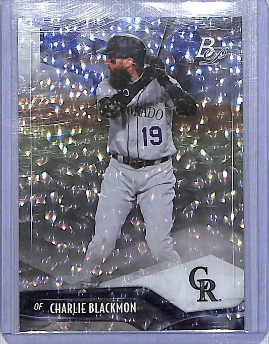 2021 Bowman Platinum #67 Charlie Blackmon NM-MT Colorado Rockies