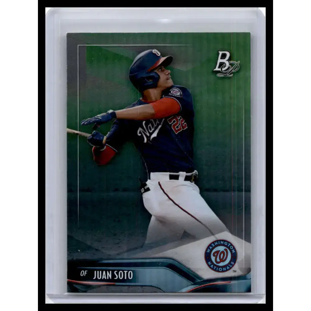 2021 Bowman Platinum #73 Juan Soto NM-MT Washington Nationals Baseball Card - Baseball Card Single