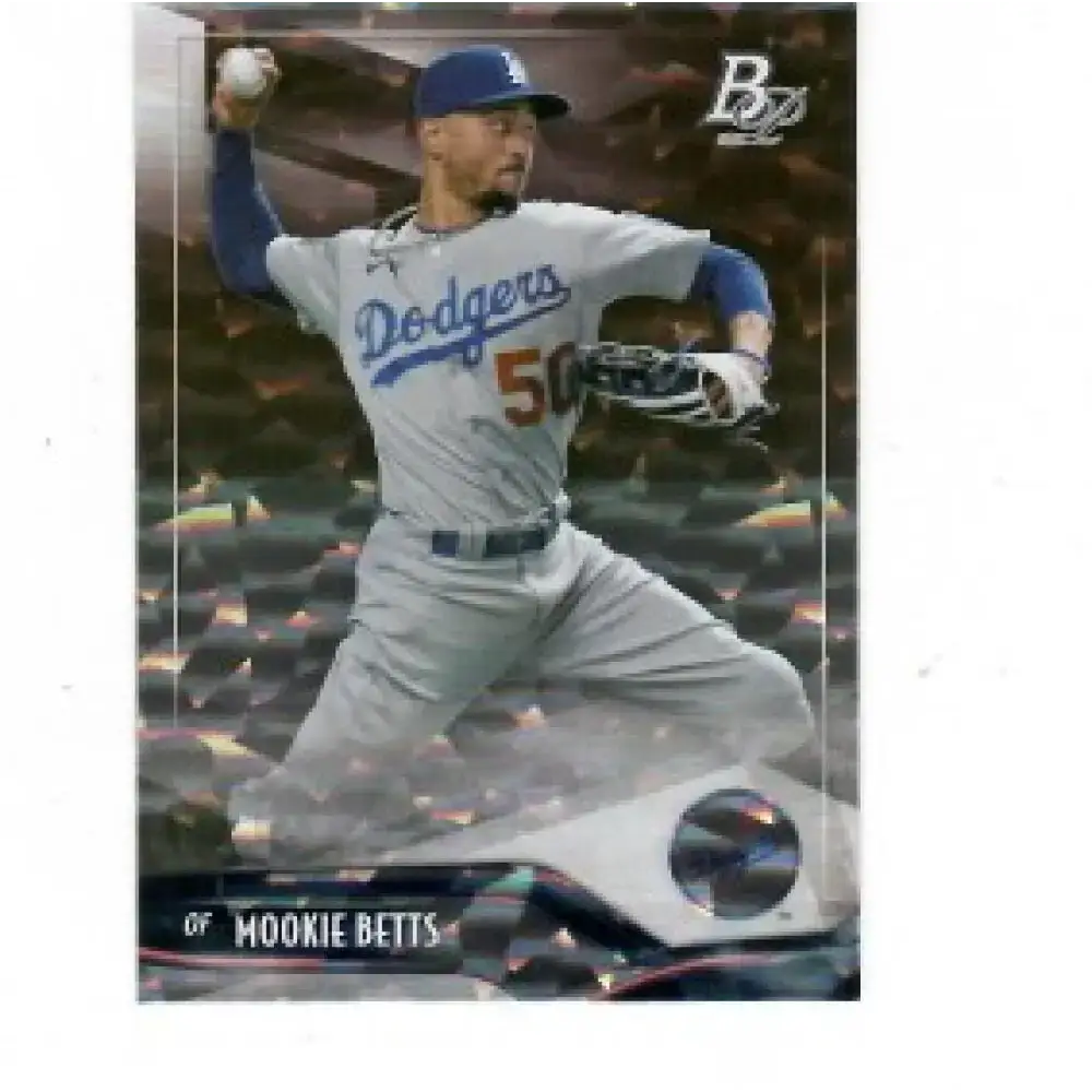2021 Bowman Platinum Ice Foil #21 Mookie Betts NM-MT Los Angeles Dodgers Baseball Card - Baseball Card Single