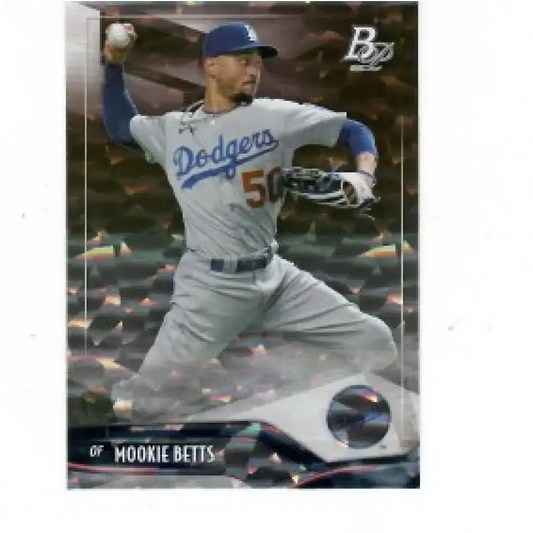2021 Bowman Platinum Ice Foil #21 Mookie Betts NM-MT Los Angeles Dodgers Baseball Card - Baseball Card Single